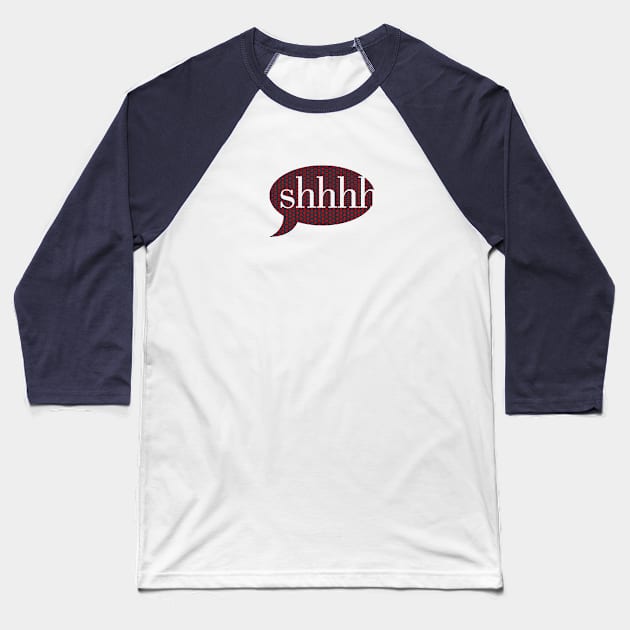 Phish: Shhhh Baseball T-Shirt by phlowTees